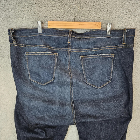 Judy Blue Womens Med Wash Stretch Skinny Leg Jeans Sz 3XL Slight Distressed - Picture 10 of 12